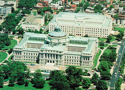 73982112 WASHINGTON DC USA Aerial view of the Library of Congress Main Building