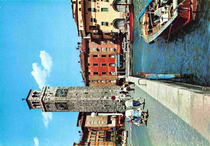 73982140 Riva del Garda IT Party at the harbor clock tower