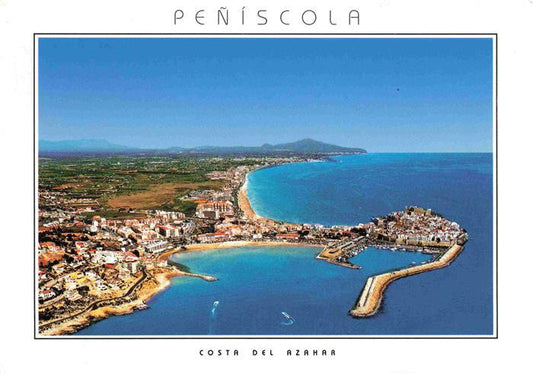 73982157 Peniscola ES Panorama Costa del Azahar vista aérea