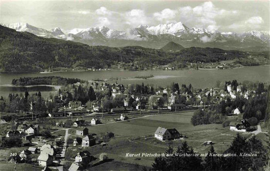 73982201 Poertschach Woerthersee Fliegeraufnahme mit Karawanen