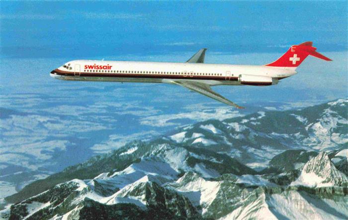 74004772 Flugzeuge Zivil Swissair McDonnell Douglas MD81