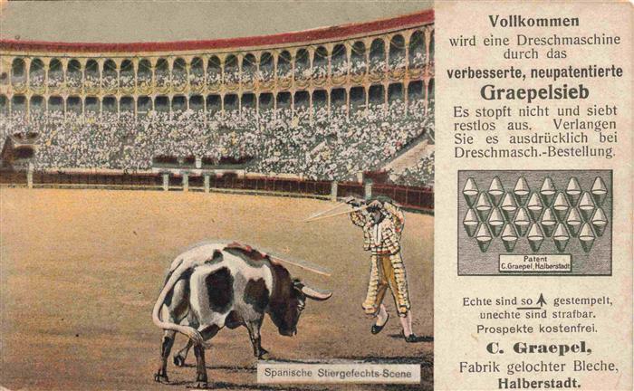 74011525 Corrida de Toros Stierkampf Bullfight-- Spanische Stiergefechts-Scene