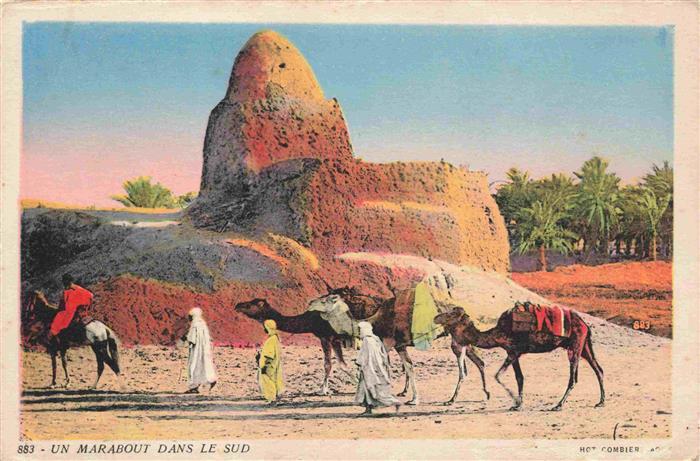 74011783 Kamele  Camel Chameau-- un Marabout dan le sud L'Afrique du Nord