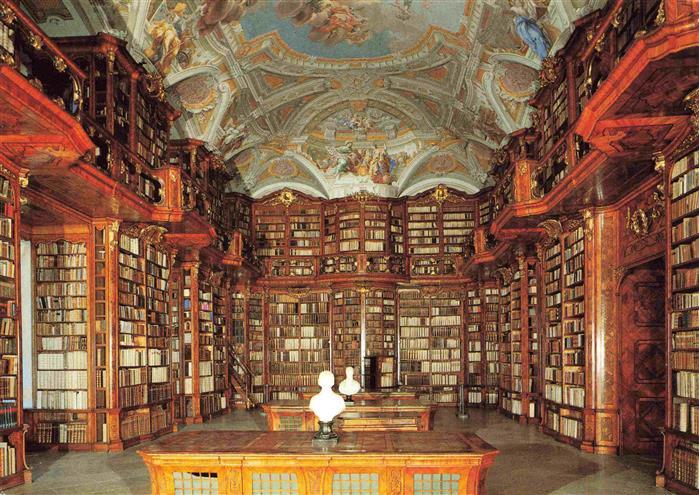 74012527 Bibliothek Library Augustiner Chorherrenstift St.Florian