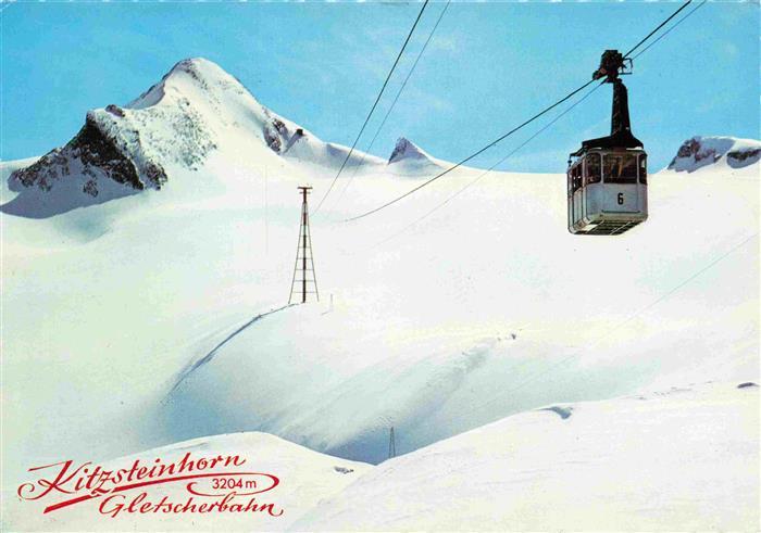 74012540 Seilbahn Cable-Car Telepherique Kitzsteinhorn Gletscherbahn Salzburg