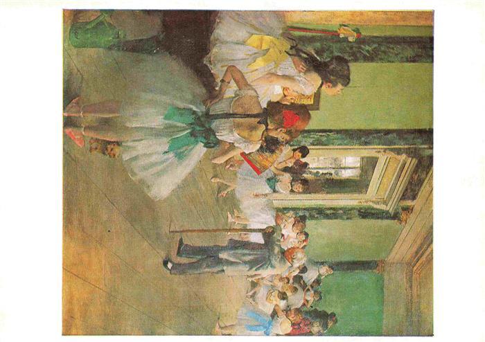 74013569 DEGAS Edgar Kuenstlerkarte Ballett danse Louvre Musee de l'Impressionni