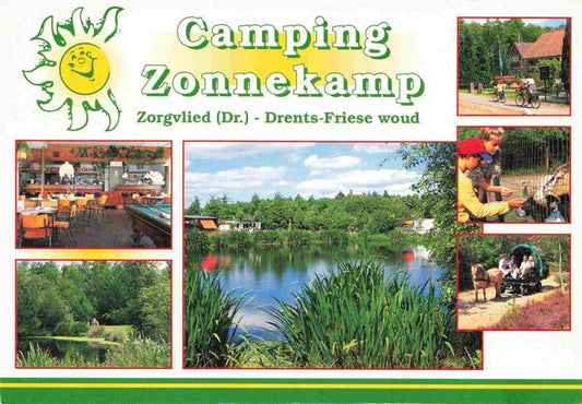 73985345 Zorgvlied Camping Zonnekamp Restaurant Teich Radfahren Tierzoo Pferdewa