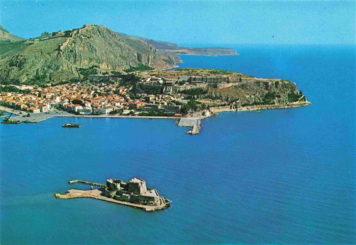 73985566 Nauplia Nauplion Nauplia-Assini Peloponisos Greece Teilansicht mit Burz