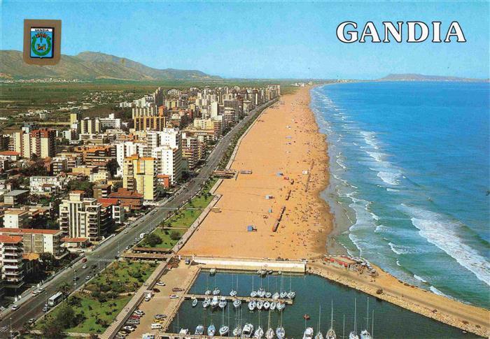 73985956 Gandia ES aerial photography beach