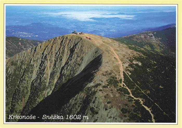 73985982 Snezka Schneekoppe CZ aerial photograph