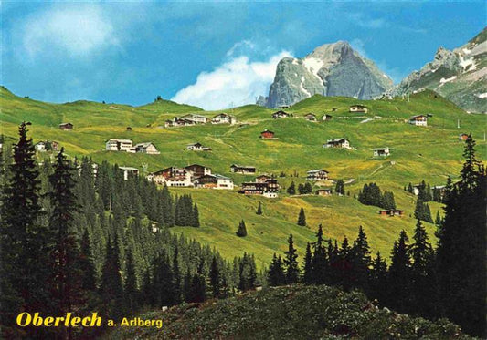 73985999 Oberlech Lech Vorarlberg Panorama mit Widderstein