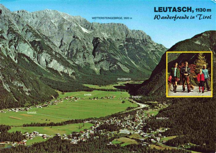 73986036 Leutasch Tirol AT Fliegeraufnahme mit Wettersteingebirge