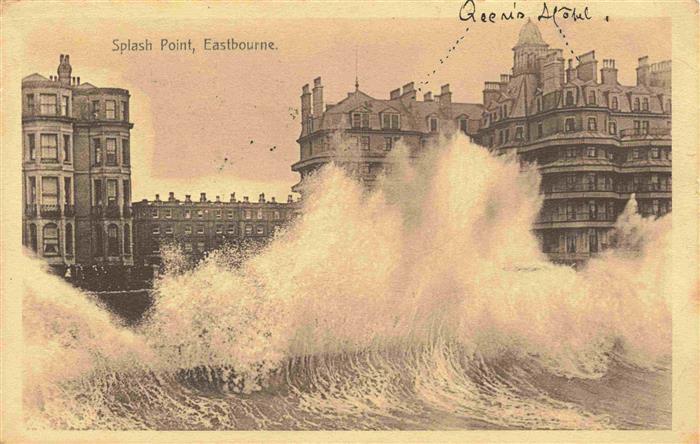 73985635 EASTBOURNE Sussex UK Splash point Queen's Hotel surf