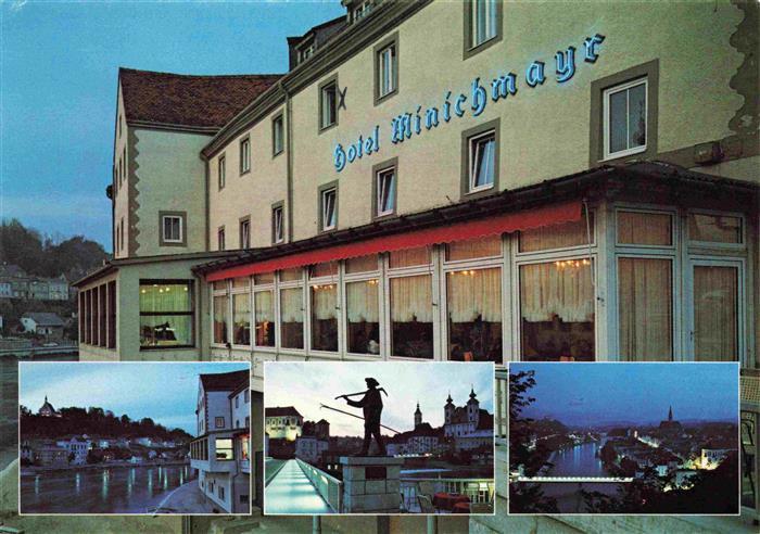 73985704 Steyr Enns Oberoesterreich Hotel Minichmayr Partie am Fluss Stadtpanora