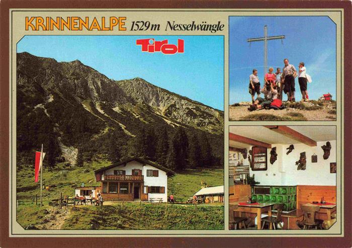 73985729 Nesselwaengle Tirol AT Krinnenalpe Bergwandern Gipfelkreuz