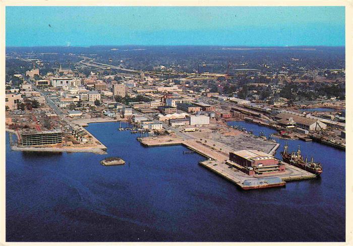 73985879 Pensacola Beach Florida USA Aerial view of downtown