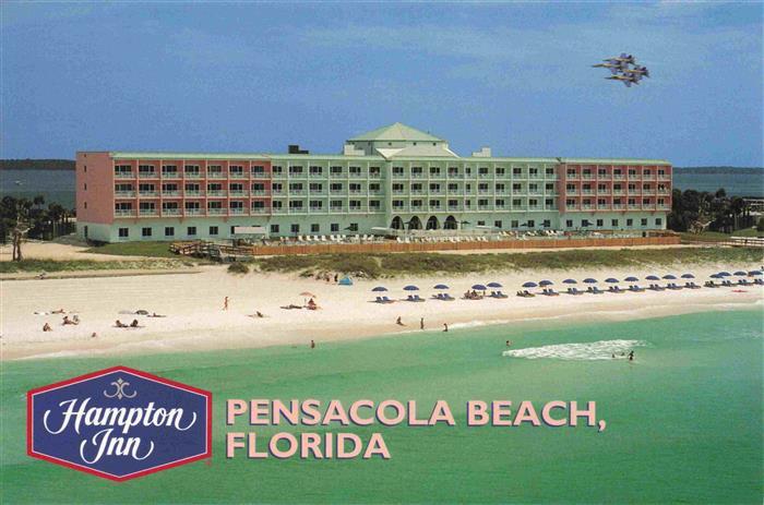 73986095 Pensacola Beach Florida USA Hampton Inn Beach Atlantic Ocean aerial vie