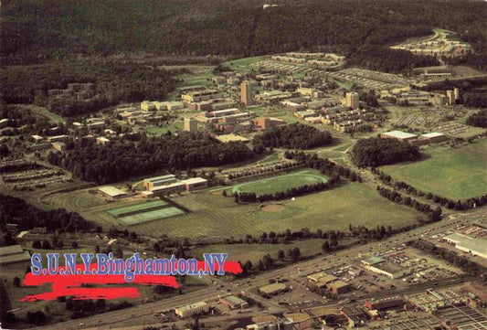 73986443 Binghamton State University of New York aerial view