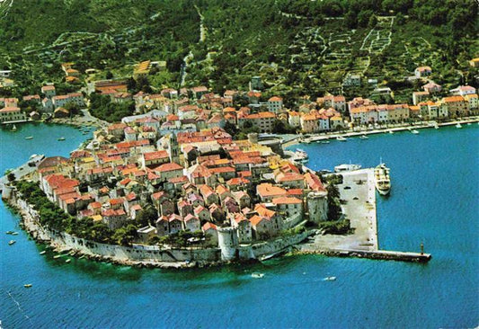 73986453 Korcula Curzola Croatie péninsule de la vieille ville