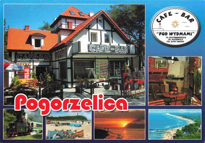 73986479 Pogorzelica Fischerkathen Ostseebad PL Café Bar Pod Wydmami Dampflokomo