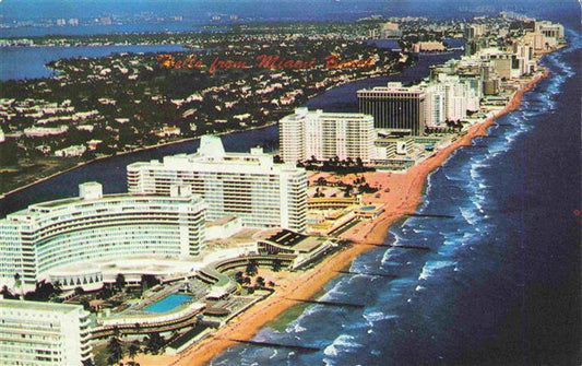 73987855 MIAMI Florida USA Resort capital of the world Fliegeraufnahme