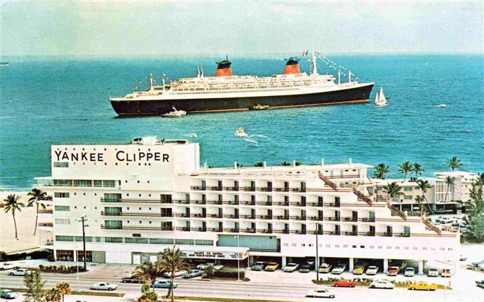 73987868 Fort Lauderdale Florida USA Sheraton Yankee Clipper with the ss France