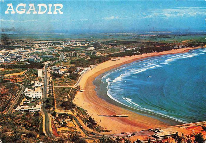 73988193 Agadir Maroc Fliegeraufnahme