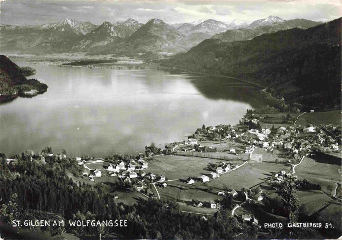 73988335 St Gilgen  Wolfgangsee AT Fliegeraufnahme