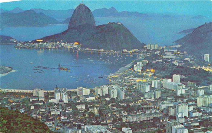 73988412 RIO DE JANEIRO Brazil Fliegeraufnahme mit Zuckerhut