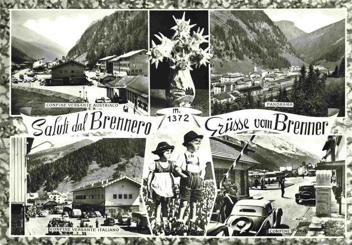 73988447 Brenner Brennero Suedtirol IT Confine Versante Austriaco Panorama Confi