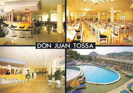 73988516 TOssA DE MAR Costa Brava ES Hotel Don Juan Tossa Bar Dining Room Reception