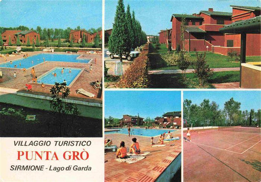 73988517 SIRMIONE Lago di Garda IT Villaggio Turistico Punta Groe Freibad Tennis