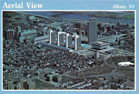 73988730 Albany New York USA The Empire State Plaza is shown overlooking the Maj