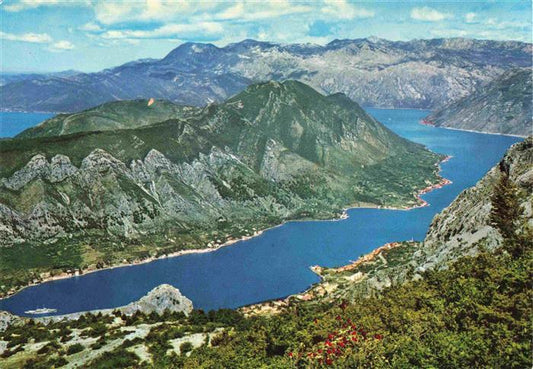 73988752 Kotor Cattaro Montenegro The Bay of Motor Aerial Photograph