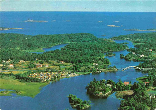 73988770 Arendal Norge Nidelv Camping aerial photo