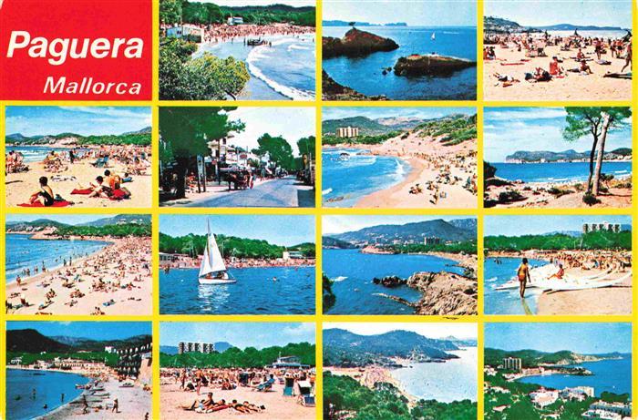 73989983 Paguera Peguera Calvia Mallorca ES Panorama Strandpartien