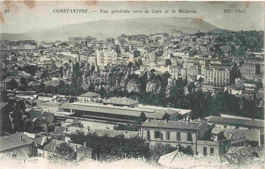 73991345 Constantine Algerie Vue generale vers la Gare et la Maderas