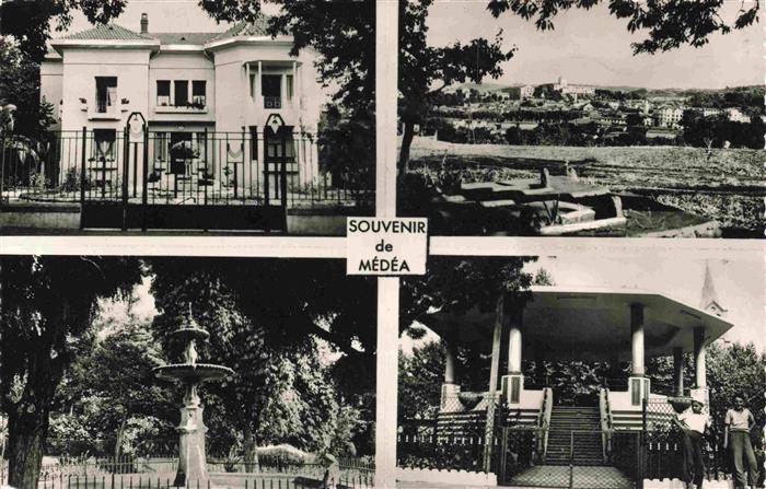 73991355 Médéa Algérie La Préfecture Vue générale Le Jardin Public Le Kiosque