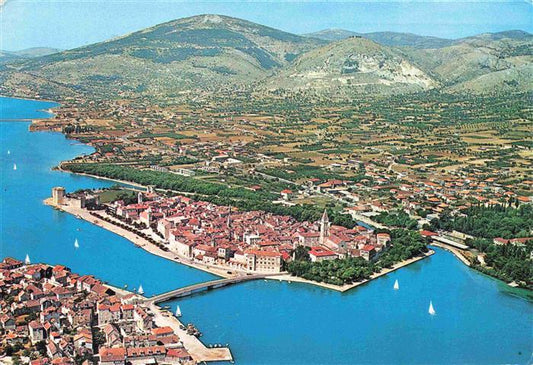 73991934 Trogir Trau Croatia Fliegeraufnahme