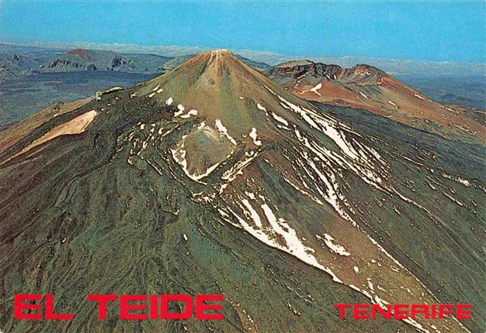 73992032 El Teide Tenerife Islas Canarias Spanien ES Fliegeraufnahme vom Krater