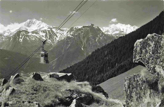 74024758 Sessellift Chairlift Telesiege Moerel Ried Riederalp