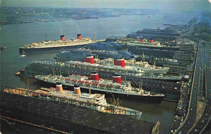 74025576 Dampfer Oceanliner New York Queen Elizabeth