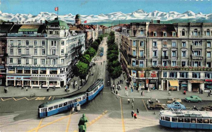 74025595 Strassenbahn Tramway-- Zuerich Bahnhofstrasse