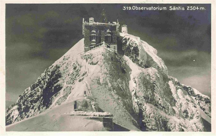 74025936 Observatorium Sternwarte Urania Saentis Gasthaus Ostschweiz