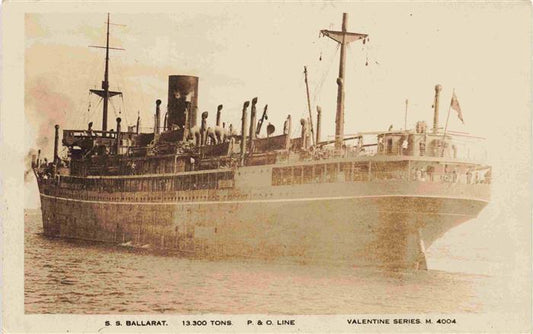 74025942 Marine  Warships S.S. Ballarat Alentines