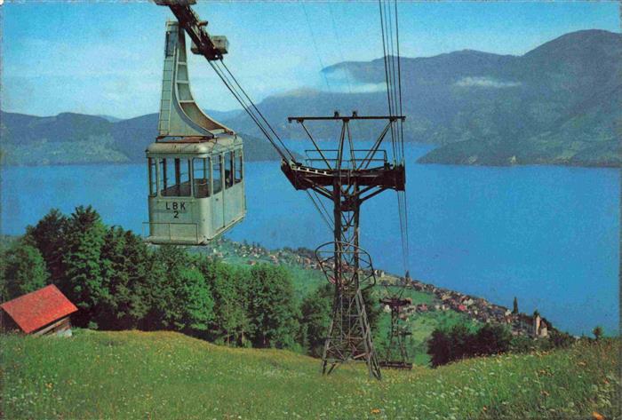 74026919 Seilbahn Cable-Car Telepherique Beckenried Klewenalp