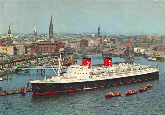 74027189 Dampfer Oceanliner Hanseatic Hamburg Atlantik Linie