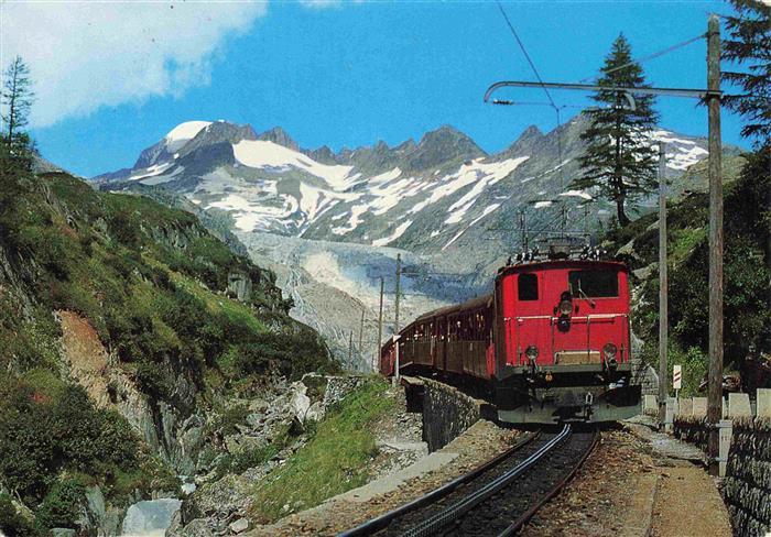 74027207 Zahnradbahn Standseilbahn Furniculaire Rack Railway-- Furka Oberalp Gle