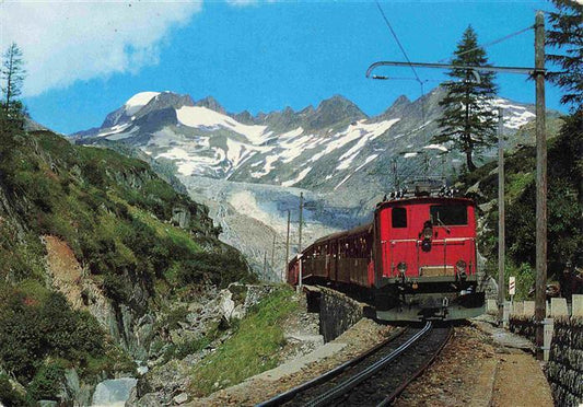 74027207 Zahnradbahn Standseilbahn Furniculaire Rack Railway-- Furka Oberalp Gle