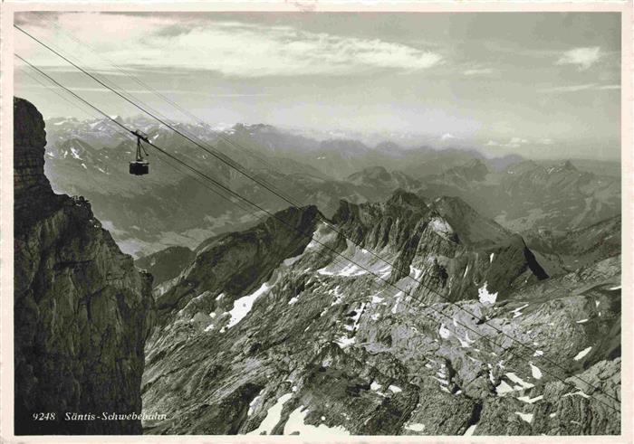 74027241 Seilbahn Cable-Car Telepherique Saentis